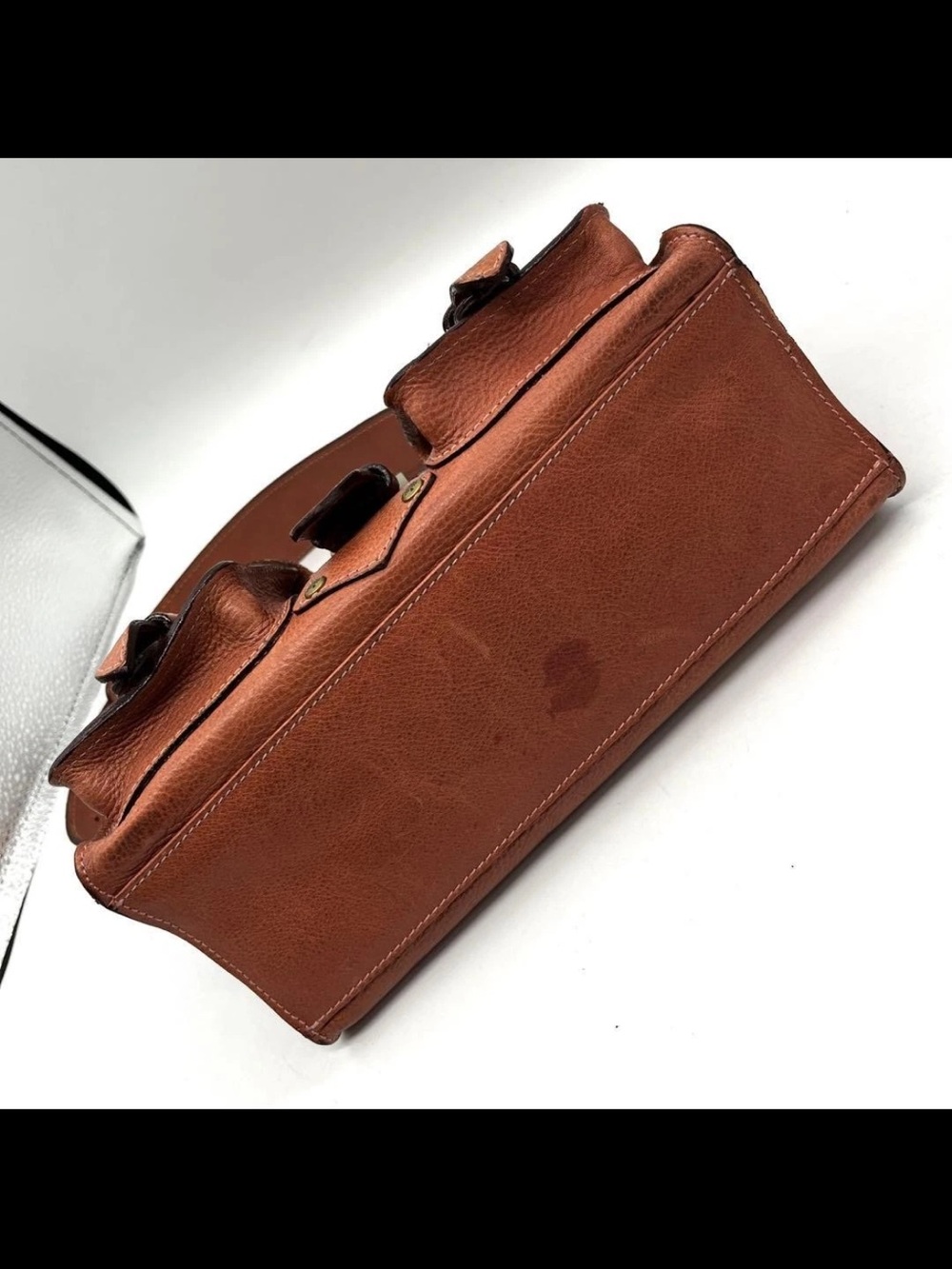 Mulberry Tan Leather Dual-Pocket Shoulder Bag - Picture 13 of 16